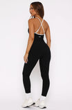 Hero Jumpsuit Black /White