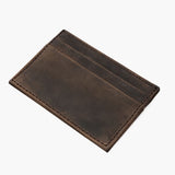 Leather Card Holder | Tobacco