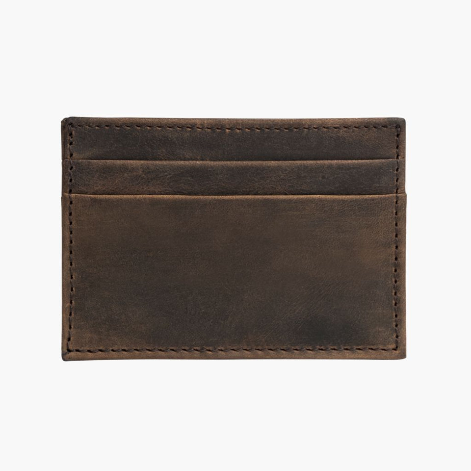 Leather Card Holder | Tobacco