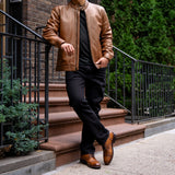 Racer Jacket | Toffee