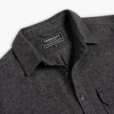 Summit Flannel Shirt | Black Herringbone