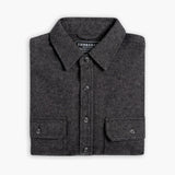 Summit Flannel Shirt | Black Herringbone