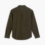 Summit Flannel Shirt | Olive Herringbone