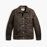 Waxed Canvas Field Jacket | Dark Olive