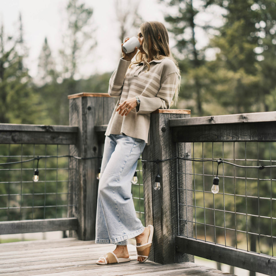 Hō'ala Slide - Tan / Puka