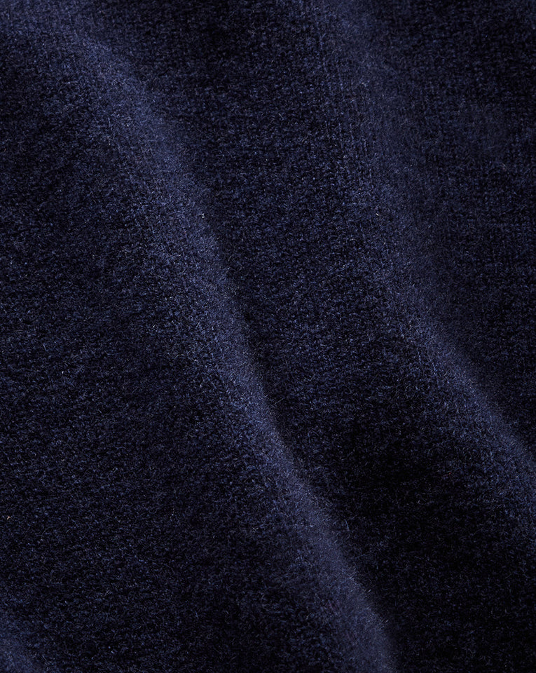 Nelia Cashmere Pullover | Button Accent