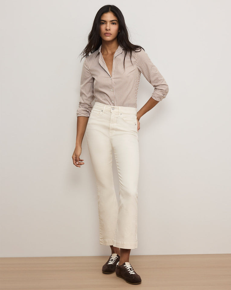 Amelia Striped Button-Down Shirt