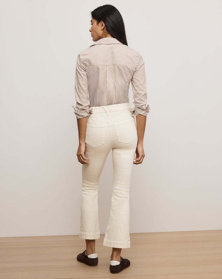 Amelia Striped Button-Down Shirt