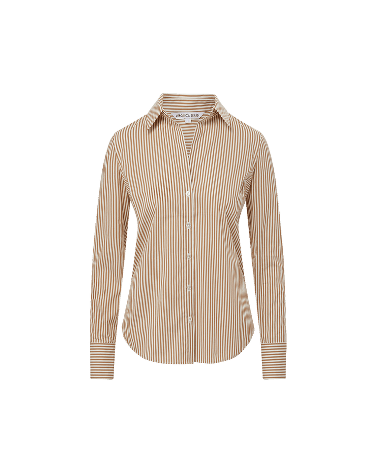 Amelia Striped Button-Down Shirt
