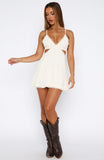 Polar Opposite Mini Dress Off White