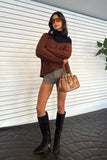 Inga Oversized Cable Knit Sweater