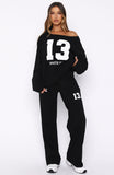 Only One Left Track Pants Black
