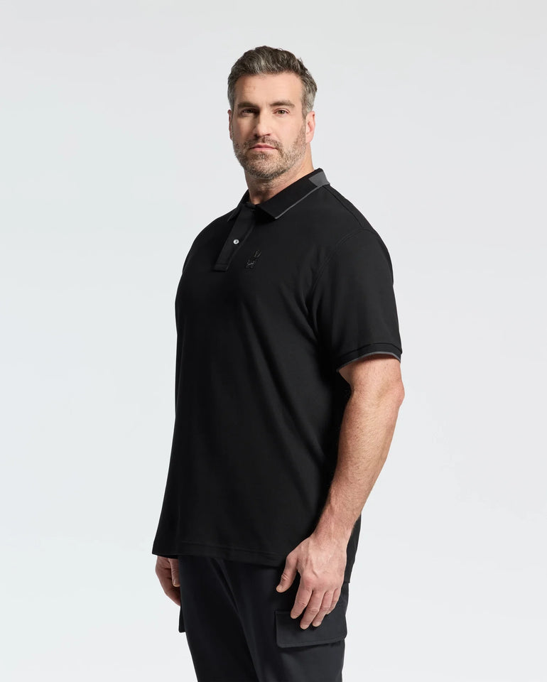 MENS BIG AND TALL NEW CASTLE PIQUE POLO - B9K487F200