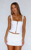 Bare With Me Bustier White
