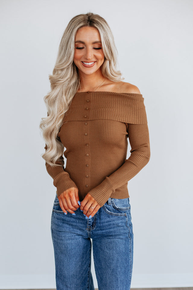Camaryn Off The Shoulder Sweater