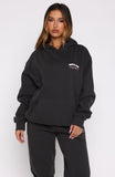 Lucky Thirteen Cheyenne Oversized Hoodie Charcoal