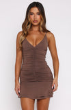 I Choose Me Mini Dress Mocha