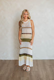 Suni Crochet Striped Dress