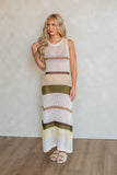 Suni Crochet Striped Dress