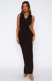 She's Back Maxi Dress Espresso