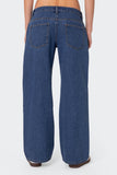 Petite Raelynn Washed Low Rise Baggy Jeans