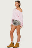 Aveline Off Shoulder Light Sweatshirt