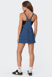 Overall Denim Mini Dress