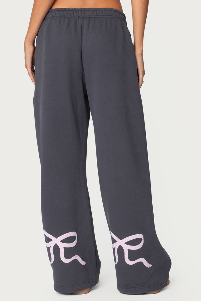 Bonney Bow Detail Sweatpants