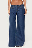 Raiyne Low Rise Wide Leg Jeans