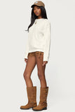 Jessy Cable Knit Oversized Sweater