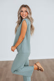 Louella Two-Piece Sweater Set - Sage