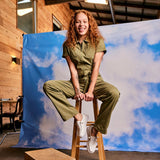 Wendy Stretch Canvas - White