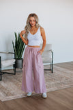 Dovie Cargo Pants - Dusty Mauve
