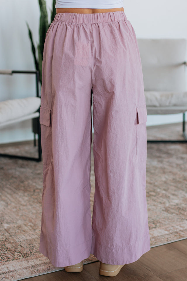 Dovie Cargo Pants - Dusty Mauve