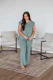 Louella Two-Piece Sweater Set - Sage