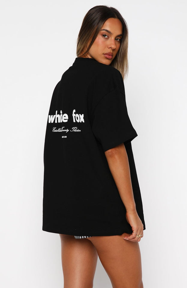 No Mercy Oversized Tee Black