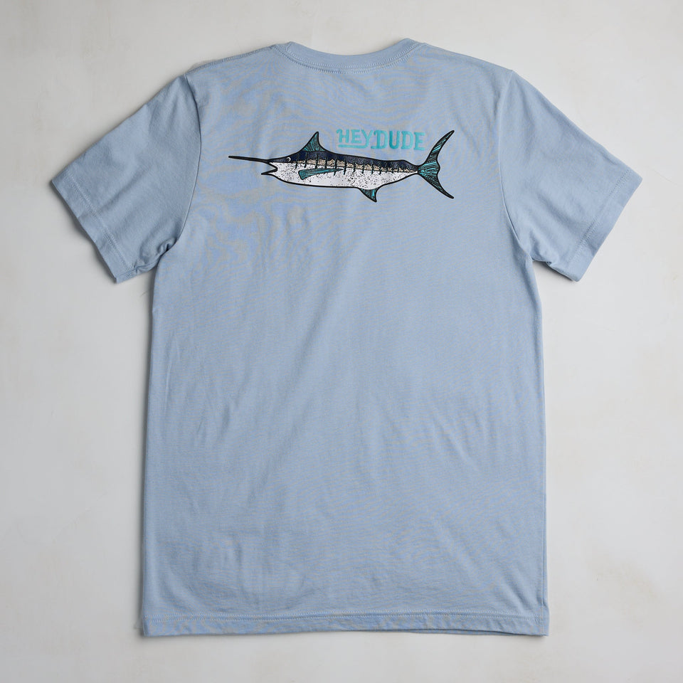 HEYDUDE Marlin Tee - Light Blue