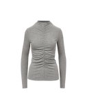 Theresa Ruched Turtleneck