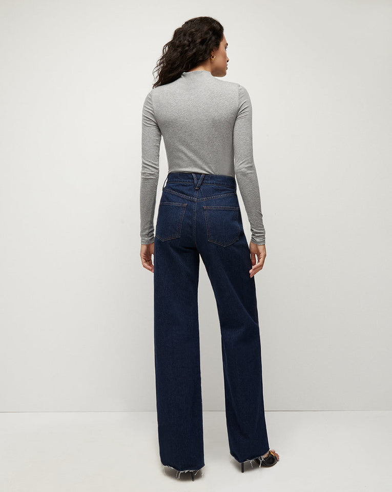 Theresa Ruched Turtleneck