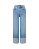 Dylan Cuffed Straight-Leg Jean