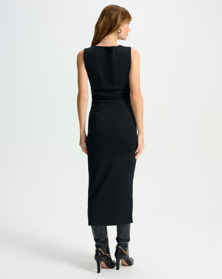 Charissa Stretch-Cotton Midi Dress