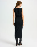 Charissa Stretch-Cotton Midi Dress