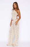 Tranquility Crochet Pant Off White