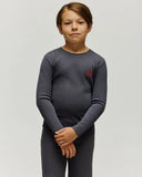 KIDS NOE LONG SLEEVE WAFFLE TEE - KO1400005