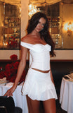 Match Maker Mini Skirt Off White
