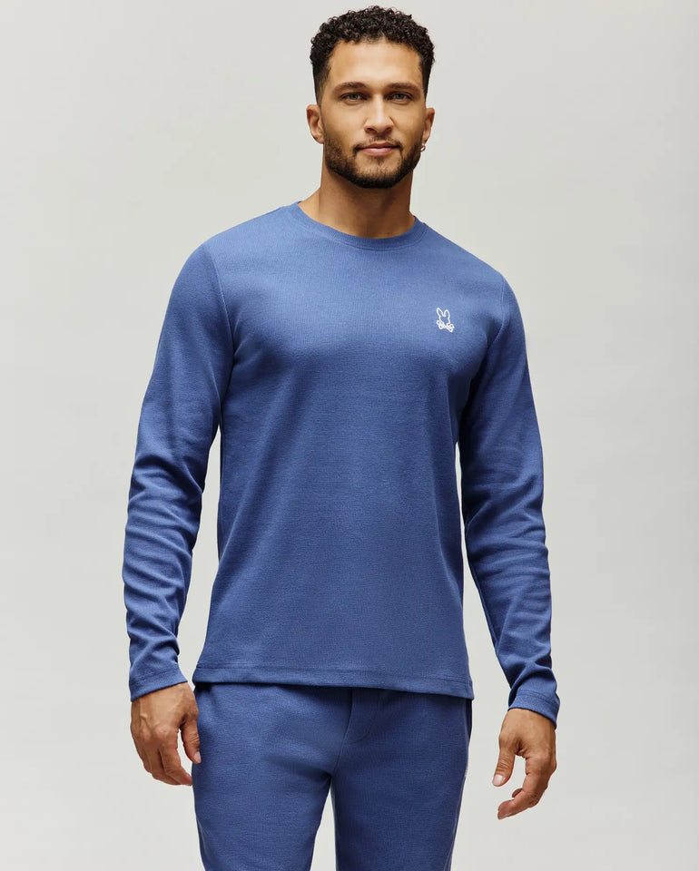 MENS NOE WAFFLE LOUNGE LONG SLEEVE TEE - MO1400026