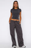 Sweet Like Me Wide Leg Pants Charcoal