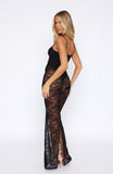 In The Atmosphere Lace Dress Black