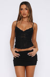 Sweet Sensation Cami Top Black