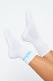 No Convincing Socks 2 Pack White/Choc/Blue